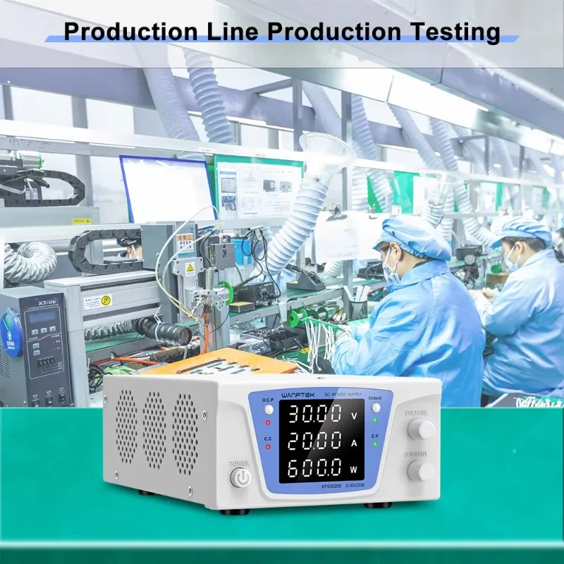 KPS3020D  Adjustable DC Stabilized Power Supply LED Test 30V20A Battery Charging Aging Workbench Power Supply
