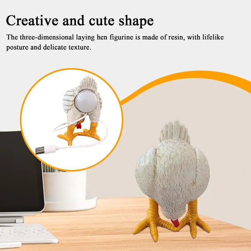 Chicken Lamp Laying…