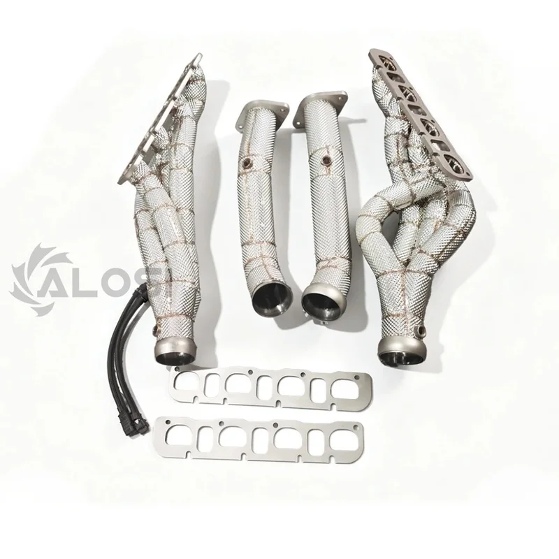 For Jeep Grand Cherokee Trackhawk 6.2L V8 SUS High-performance Exhaust Manifold with Insulation Layer to Protect Exhaust System