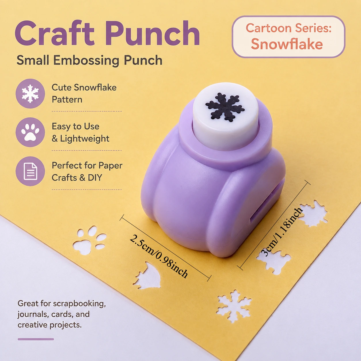Mini Pattern Paper Puncher Small DIY Craft Decorative Hole Punch for Journal Scrapbooking Notebook Planner Stationery Supplies