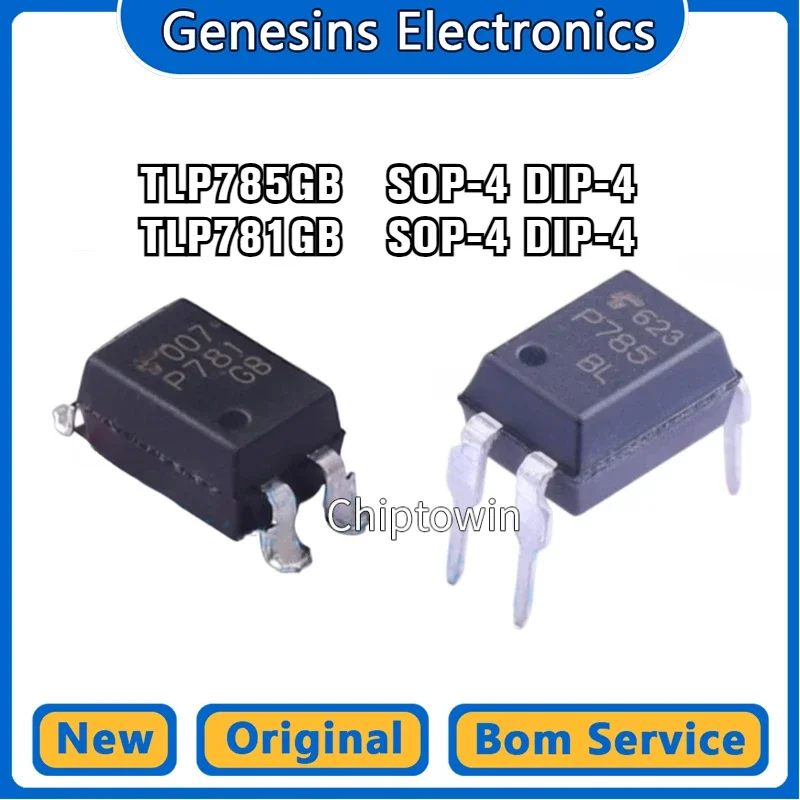 10 pcs / 100pcs TLP785GB TLP781GB DIP-4 SOP-4 TLP781  P785  SMD-4P​