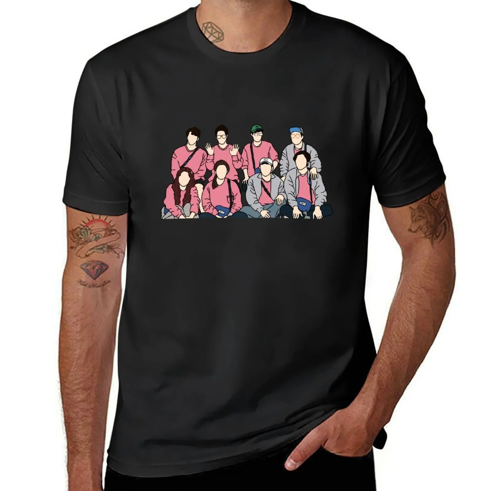 Running Man (Korean Variety Show) T-Shirt sports fans kawaii clothes vintage mens graphic t-shirts