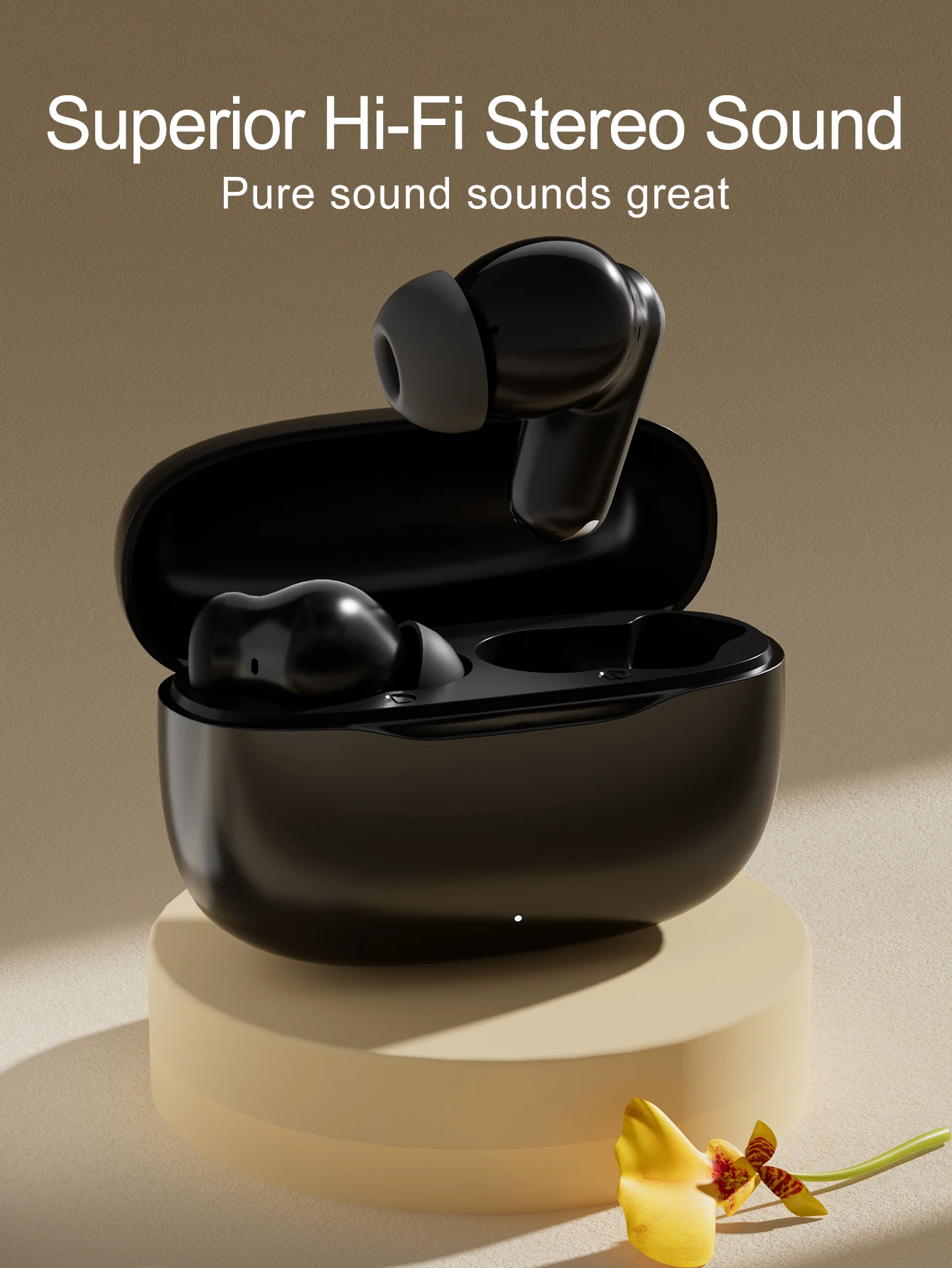 Air TWS Bluetooth Earphones Wireless Bluetooth Headset Noise Cancelling Earbuds with Mic Wireless Headphones for IPhone