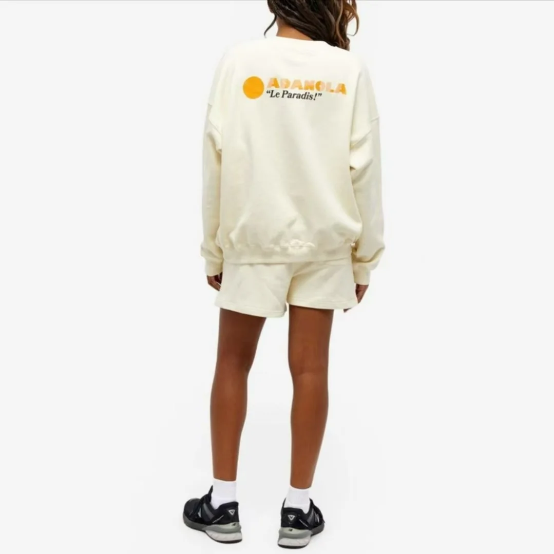 

Loose round Ne Sweatirt Women's Street Sle Casual Spicy Girl Top Ins Lazy Sle Cotton 00% Long Sve Hoodie