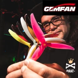 Gemfan 프록시 5127.5 소품, 프리스타일 FPV 레이싱 트라이 블레이드 패들, RC 드론 DIY 부품, 3 블레이드 프로펠러, 5 인치, 6 쌍, 12 개