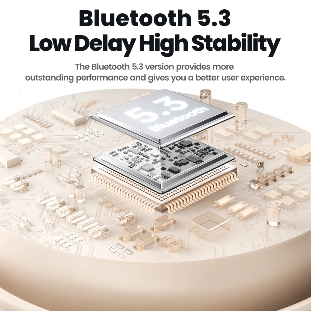 Toocki fone de ouvido sem fio bluetooth 5.3 ipx4 à prova dwireless água controle toque mini enc fones sílica gel conforto para dormir