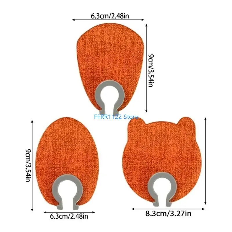 Y1UF عملي ودية على شكل دب مصباح مسمار درع حماية العين قابل للتعديل لمحبي مانيكير ومستخدمي مصباح مكتبي