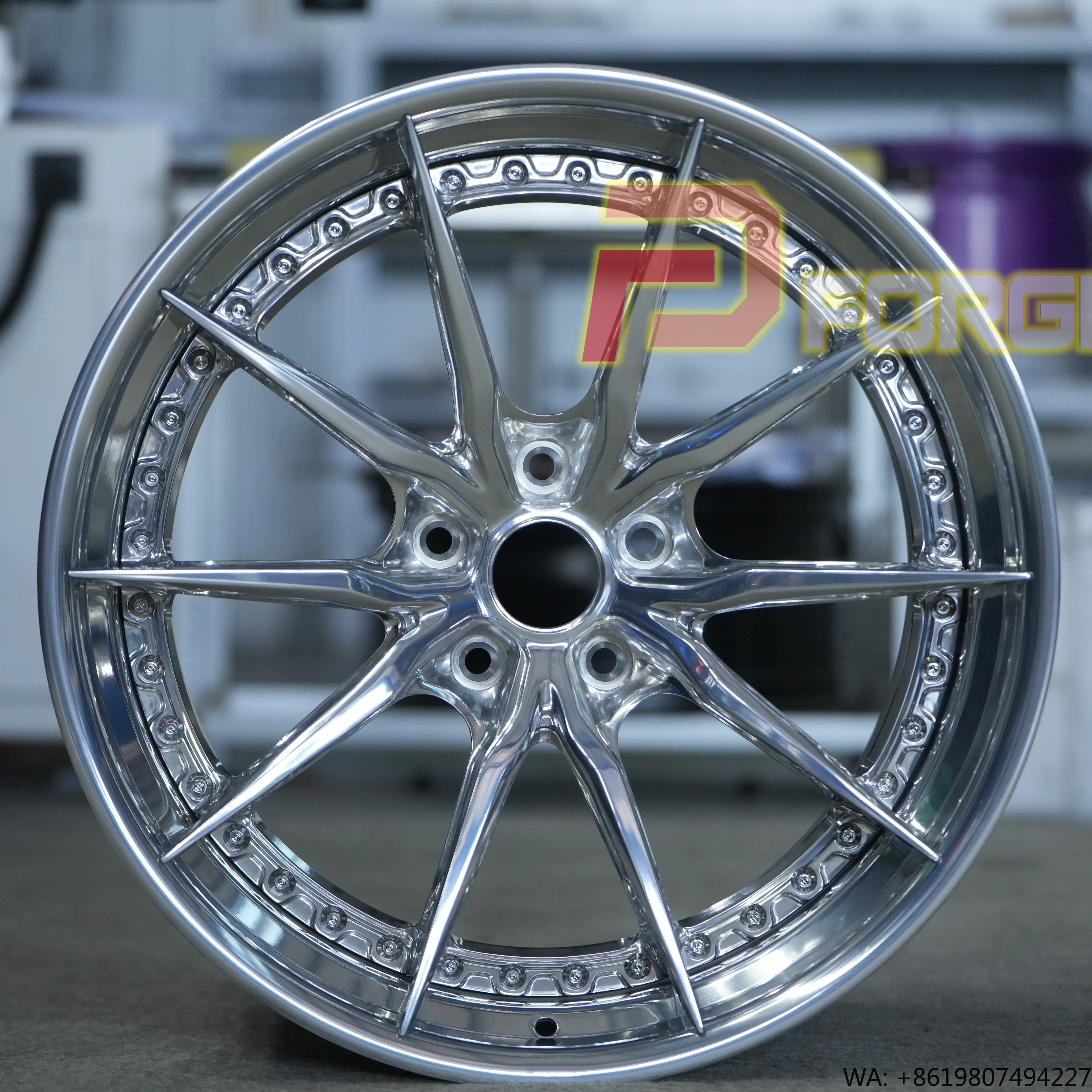 

Custom 2piece Forged Wheels for 458 Italia F8 Tributo 296 GTS 765LT Pagani Zonda GT M3 G80