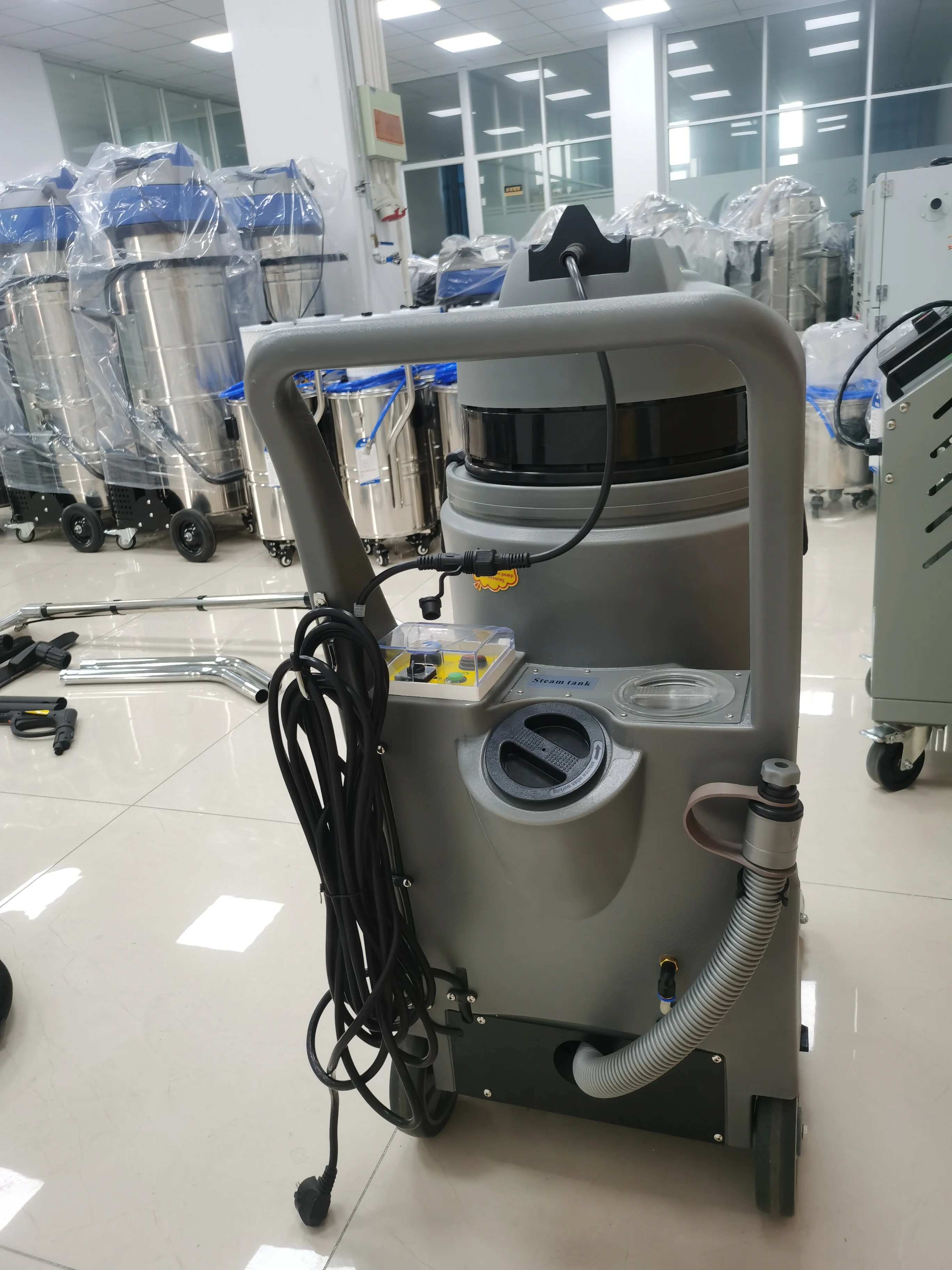 Commercial Industrial Carpet Steam Vacuum Cleaner Extractor Steam Carpet Cleaning for Hotel