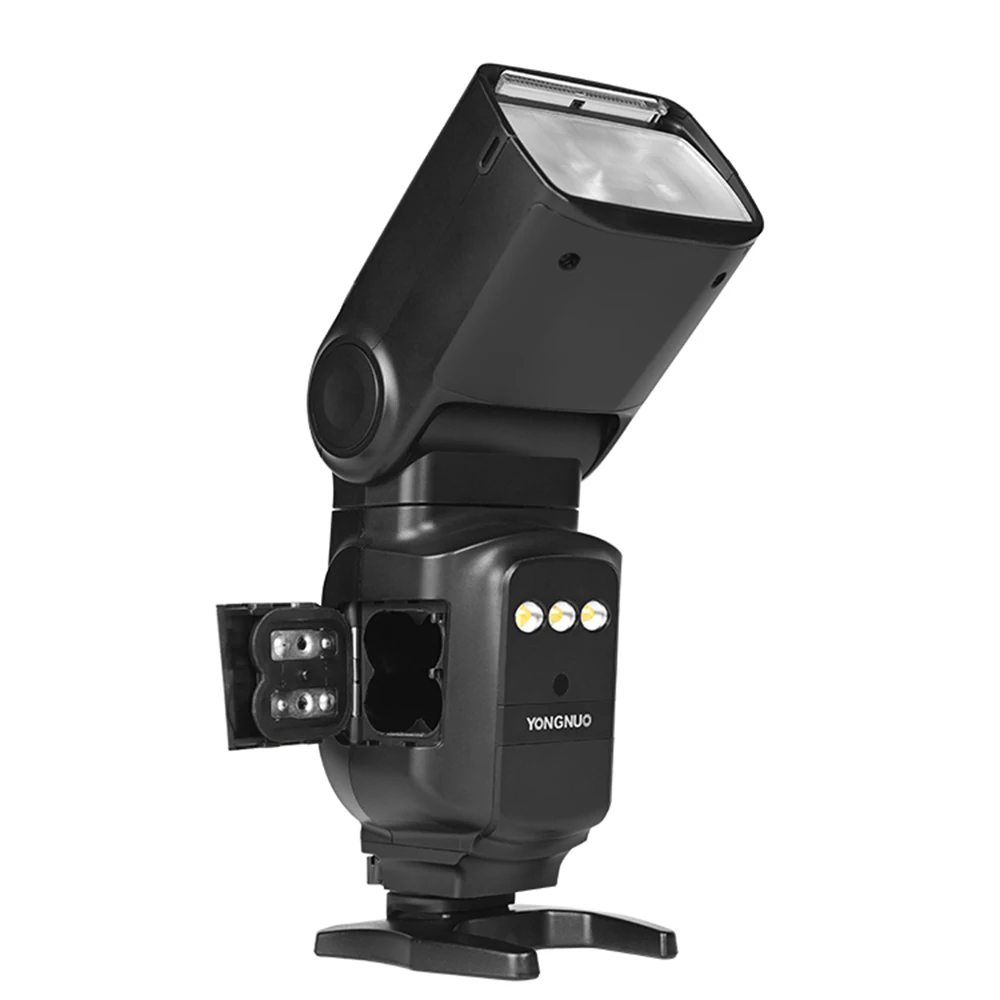 YONGNUO YN968S III GN60 2.4G TTL HSS Speedlite sem fio com luz LED 1/8000s Flash para câmera Sony