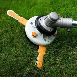 Dwufunkcyjna kosiarka do trawy na siano głowica ostrze do kosiarki Nylon Weeder głowica robocza ostrze trymer głowice trawa kosa do zarośli kosiarka ogrodowa akcesoria