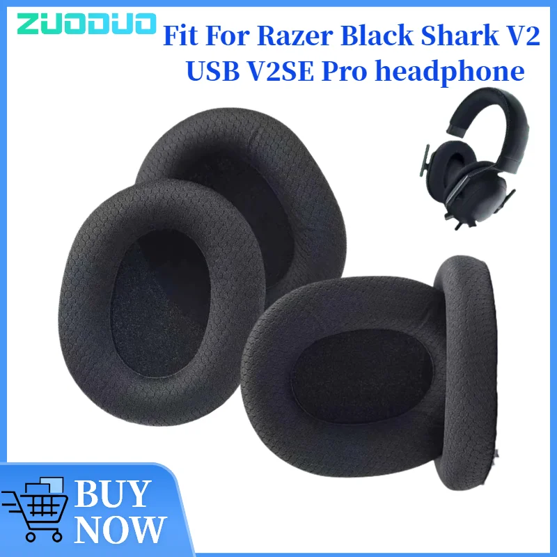 

ZUODUO Replacement Earpads Foam Ear Pads for Razer Black Shark V2 USB V2SE Pro Headphones Earmuff Earphone Sleeve Headset