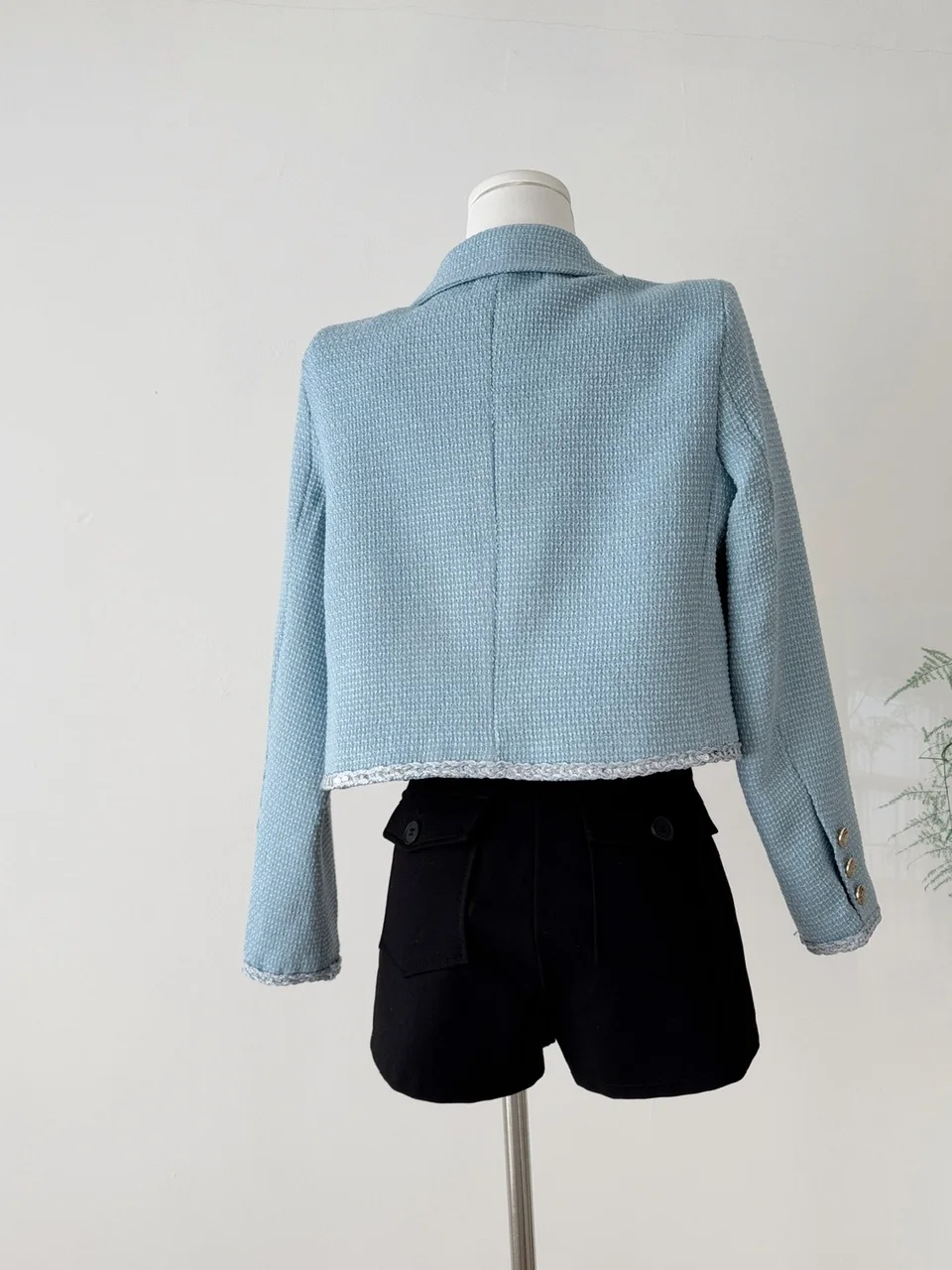 Spring Fall Retro Texture Versatile Small Fragrant Jacket Women's 2025 New Luxury Chic Metal Buckle Coats