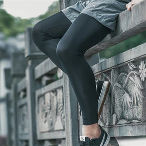 Mangas ocidentais da compressão do bike-pé, secagem rápida, proteção do joelho, esportes ao ar livre, corredor, basquetebol, anti uv, verão 10 principais vendas bretelle ciclismo longo verão - №1