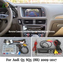 Front Rear View Camera For Audi Q5 SQ5 8R 2009~2017 OEM Screen / No Coding Required HD Night Vision Parking aid Reversing Camera