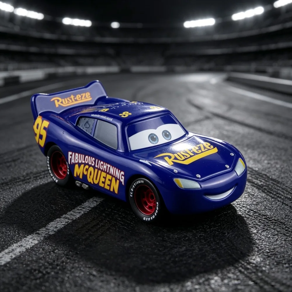 Modelos de coches de aleación, coches de juguete, coche modelo de metal de aleación de Rayo McQueen, coche de juguete de metal fundido a presión de Jackson Storm a escala 1:55, regalo de cumpleaños