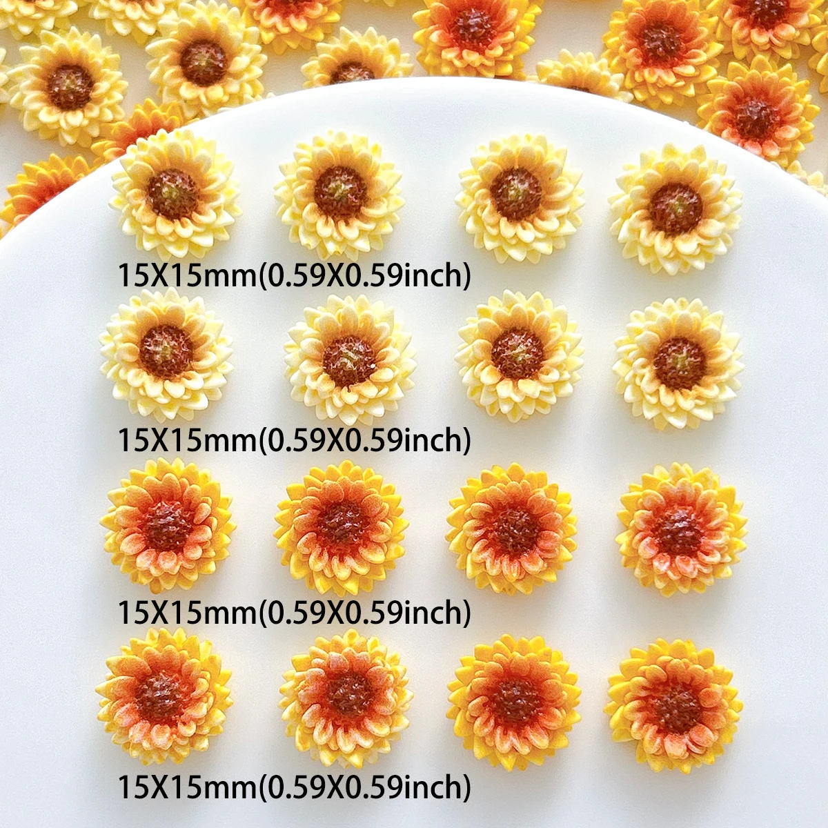20PCS Creative Multi-Level Sim - Nail Art Orange recension och pris