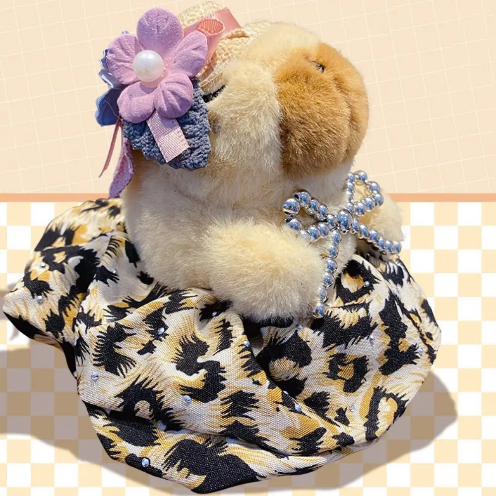 Pluszaki Kapibary z Bawełny PP, Kolekcja Spódnic w Leopardzi Wzór, Breloczek Kapibara, Pluszaki Zwierząt z Kreskówek