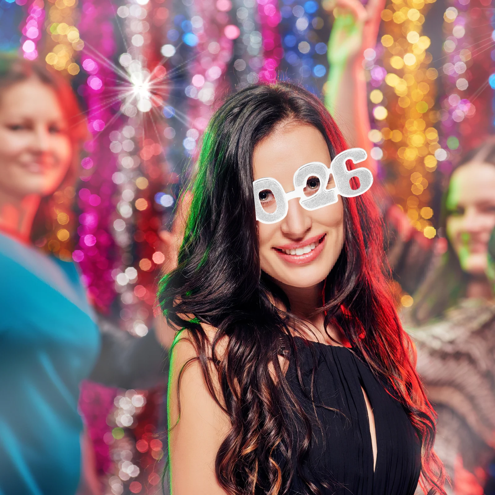 

4Pcs 2026 Glasses: Fun New Year Party Eyewear For Kids Adults Graduation Celebration Costume Accessories Photo Booth Props