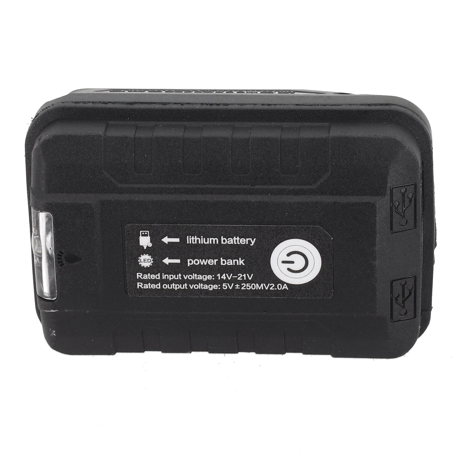 

20V Battery Adapter Dual USB Adapter Easy To Use High-voltage Protection Power Source With Over-current Protection