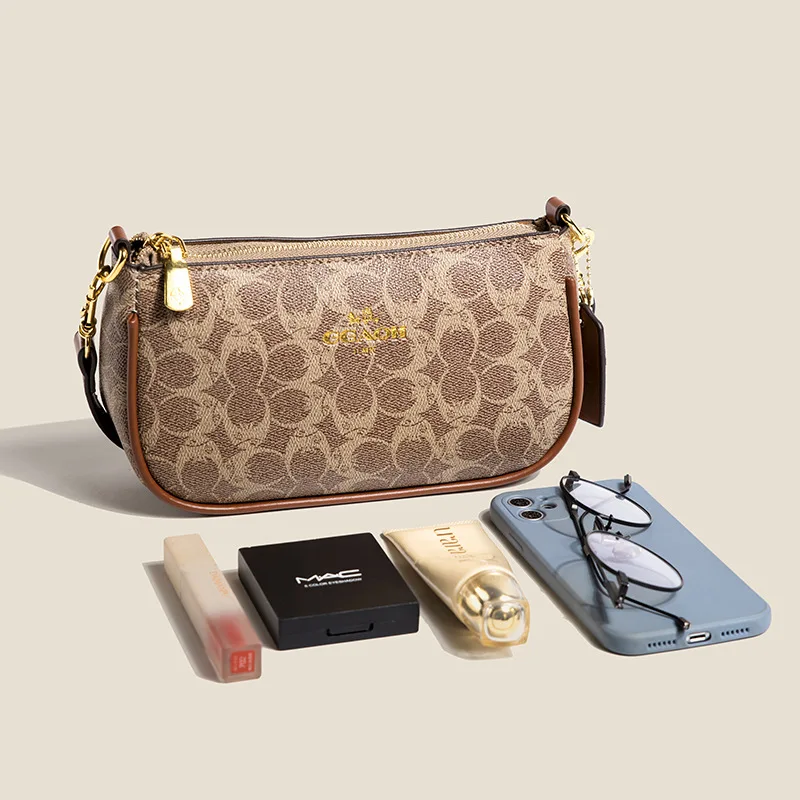 High-End Women's Underarm Shoulder Bag Classic Vintage Ladies Crossbody Handbag Elegant Designer Leather Messenger Bag For Women
