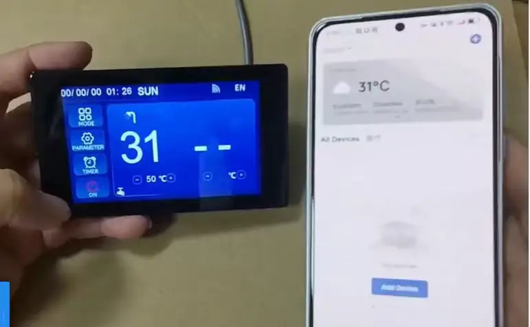 Folansi 13.2KW DC العاكس EVI مصدر الهواء مضخة الحرارة الهواء إلى مضخة حرارة الماء