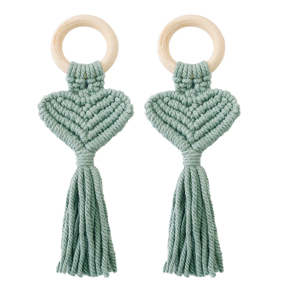 

2pcs Napkin Rings Handwoven Wooden Napkin Buckles For Party Restaurant Hotel Dining Table Decor Accessory Kitchen Barware