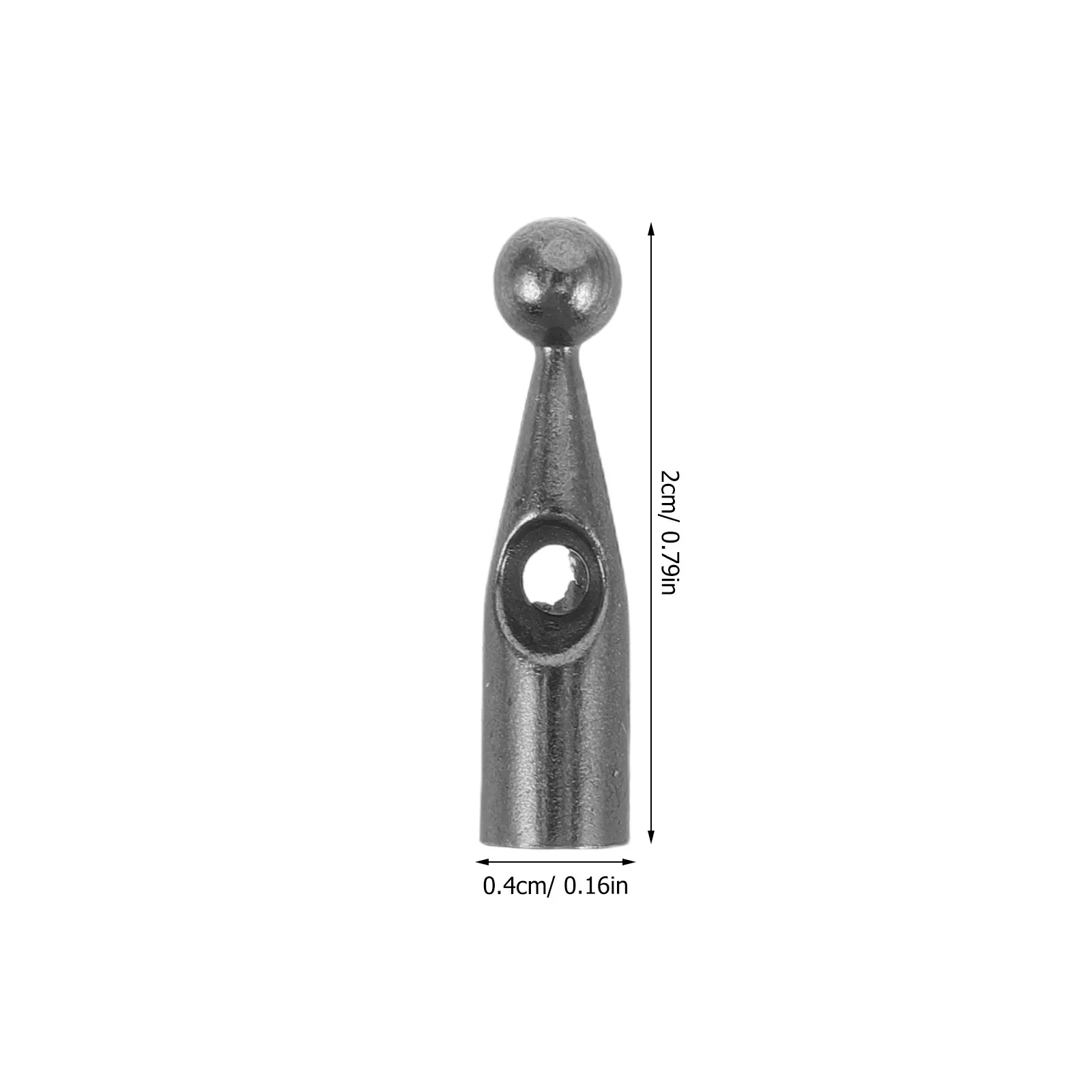 10Pcs Metal Umbrella Tail Beads Replacement Components for Folding Golf Sun Umbrellas Canopy Bone Caps Rain Umbrella Repair