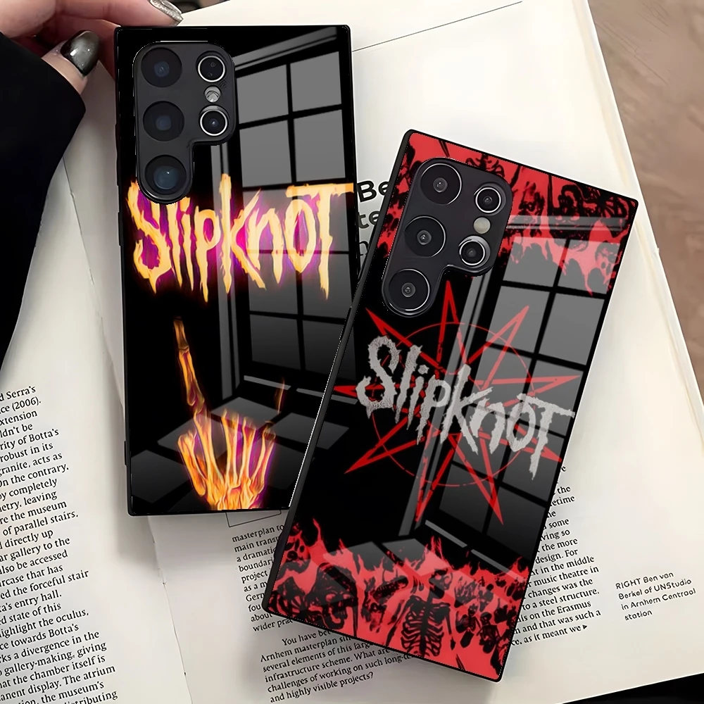 S-Slipknots-Rocks Phone Case For Samsung S26 Ultra S25 S23 S22 S21 S20 Ultra Plus S24 Fe A37 A57 A17 Glass Cover