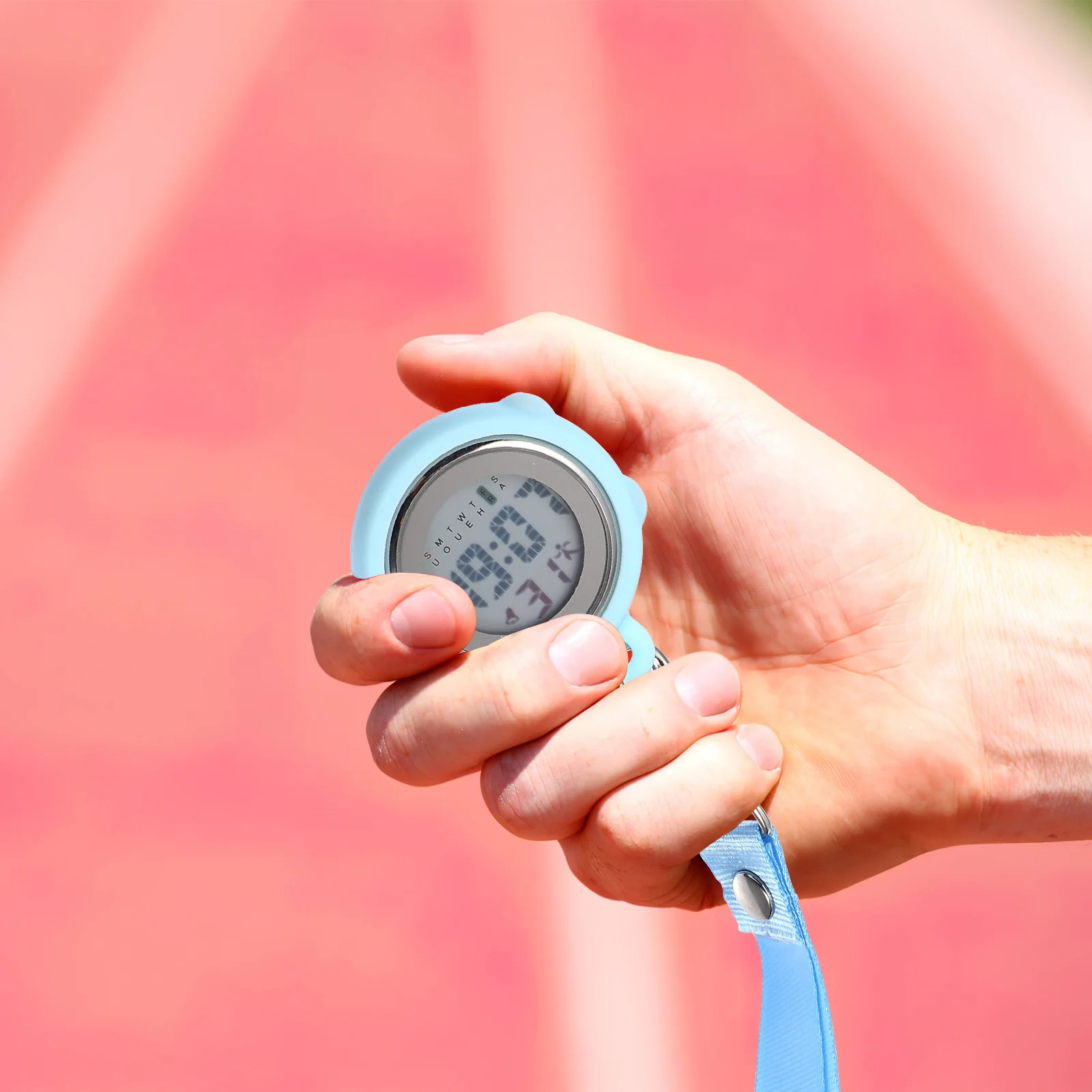 

2Pcs Portable Digital Stopwatches Stylish Design Clear Display Easy to Read Ideal for Medical Workers Teachers Sports Events