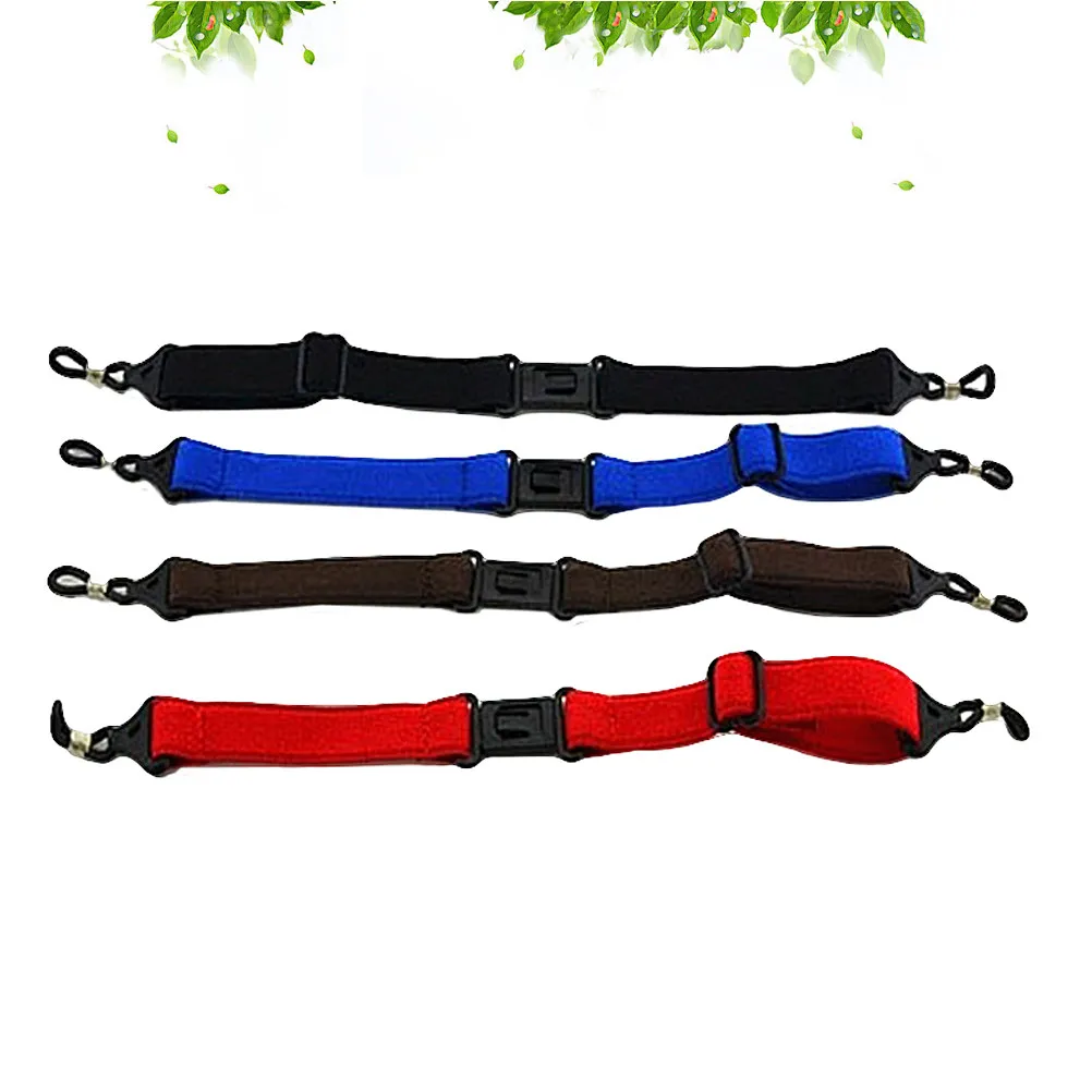 

Набор из 4 регулируемых универсальных эластичных держателей для очков: дышащий, удобный, противоскользящий ремешок для спорта и чтения