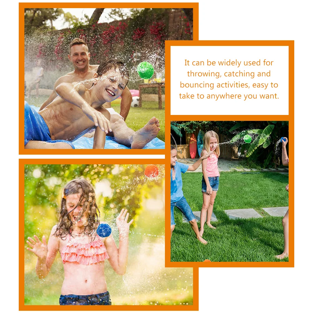 30個 再利用可能なボール プール ビーチおもちゃ 子供用 楽しいパーティーゲーム アウトドアアクティビティ 夏の楽しみ