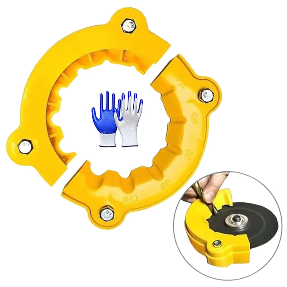 1 Set 3-12mm Punta da trapano multiuso Rettifica Affilatrice Lucidatura Strumento di molatura con guanti Smerigliatrice angolare applicabile