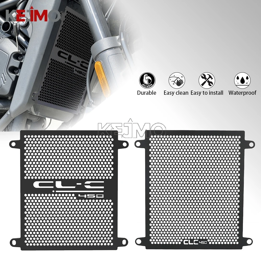 

Accessories 2023 2024 2025 450CL-C clc450 Motorcycle Radiator Grille Guard Cover Protection For CFMOTO CF CLC 450 Bobbe 450CLC