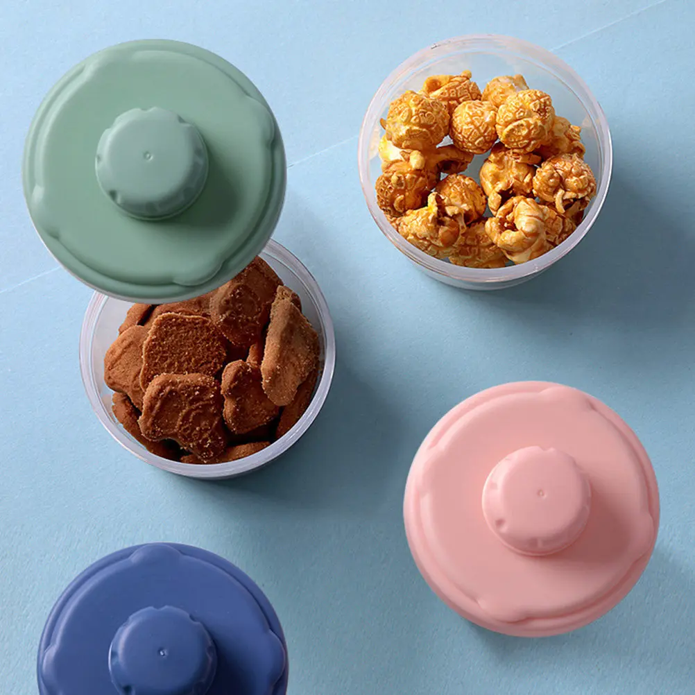 

1Pcs Baby Formula Dispenser Milk Powder Box Portable 3 Layer Sealed Leak Proof Storage Case for Travel Food Snacks
