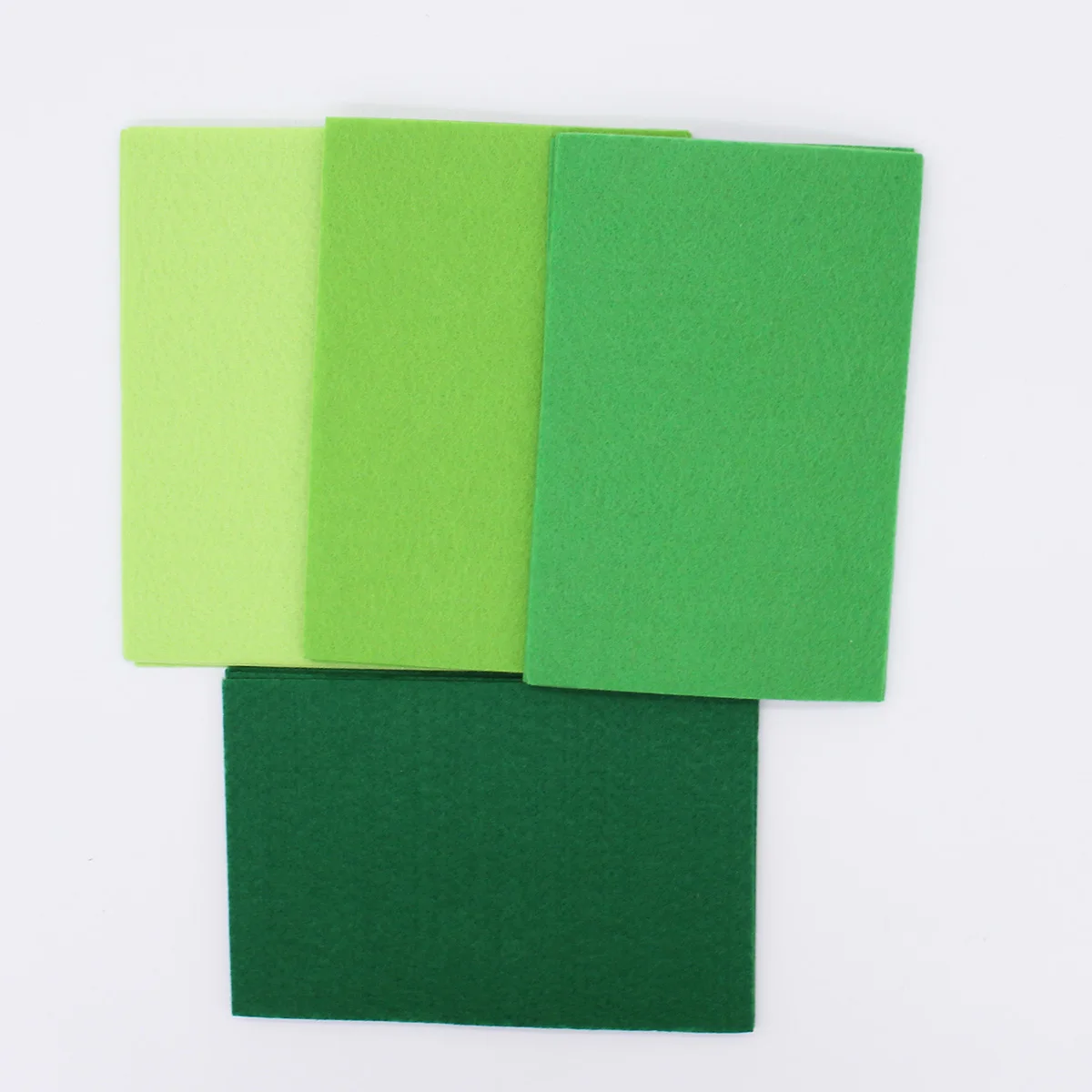 Green Series 1mm Thick Doll Home Decoration Handmade Hard Felt