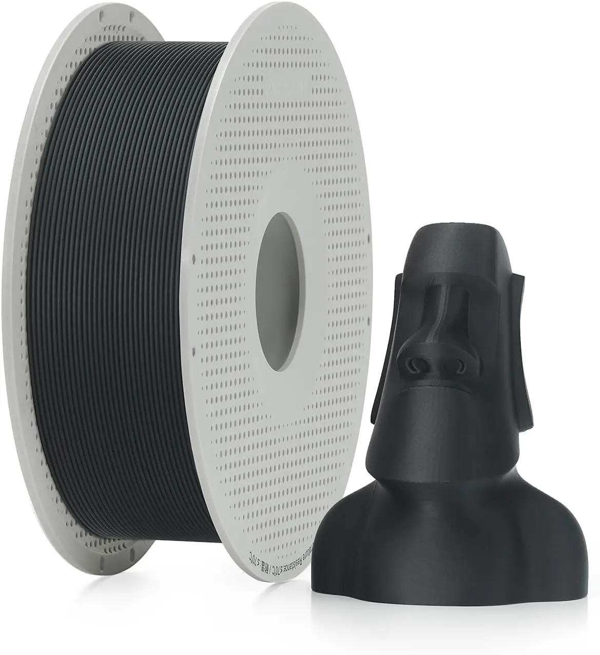 

Matte PLA Filament 1.75mm, Smooth Finish, AMS Compatible, No Deformation, Charcoal