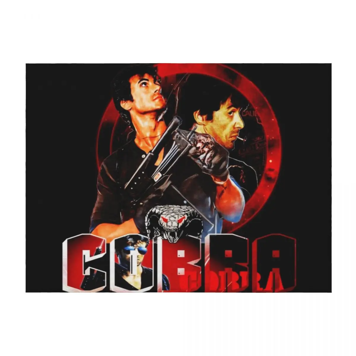 

L.A Cobra Throw Blanket Decorative Throw Personalized Gift For Sofa Thin Thermal Blankets