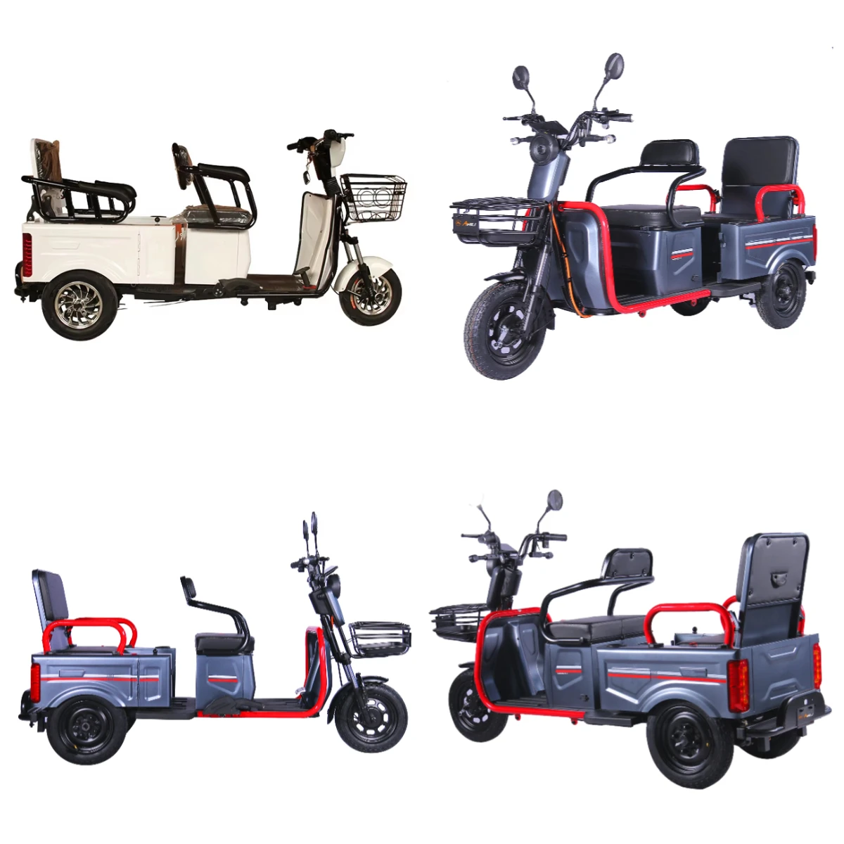 

STLF Certified Custom Service Passenger Electric Tricycle Home Use with 60v Open Body Discounted Optional Color Options
