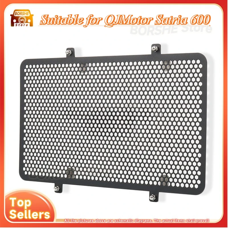 

Radiator Guard Suitable for QJMotor Satria 600 Water Tank Cooling Protection Cover Water Cooling Shield Modification Accessories