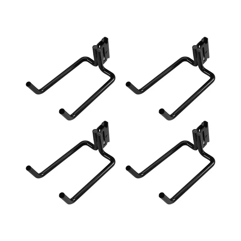 

N96R E-Track Heavy Duty Shovel Hanger Tool Double J Hook Enclosed Trailer Track Accessories For Store Long Handled Tools