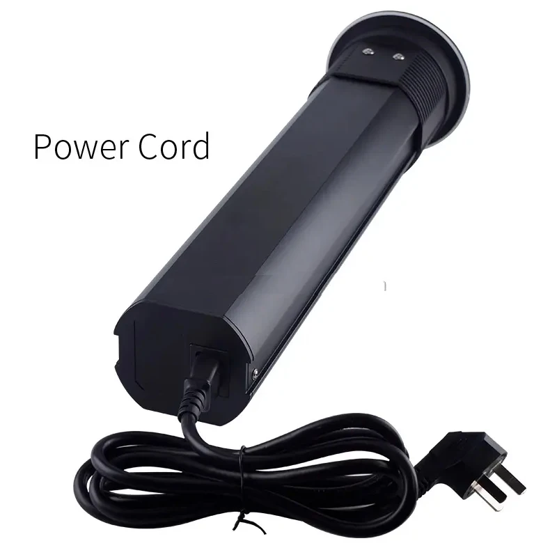 Black Hot Selling Factory FGGP Motorized Pop up Outlet for Kitchen Tabletop   Socket PDU Power