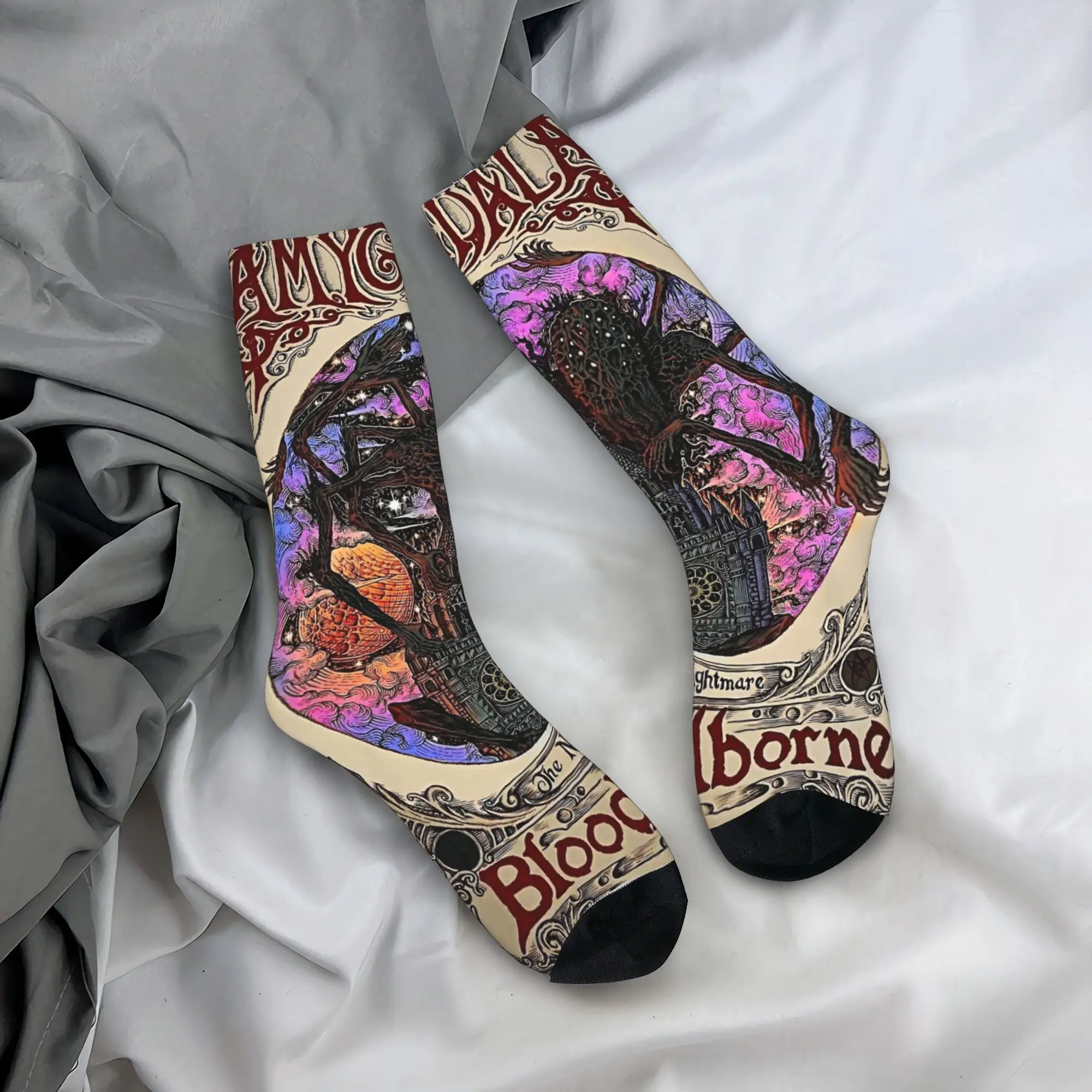 جوارب النفوس المظلمة المنقولة بالدم، جوارب مضادة للانزلاق للبالغين والرجال، جوارب رياضية خارجية قابلة للتنفس، جوارب شتوية بتصميم مضحك #1