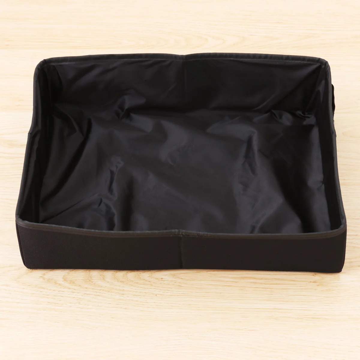

Foldable Portable Cat Litter Box Size S Black Waterproof Oxford Cloth Travel Outdoor Cat Pan Lightweight Small Pet Litter Box