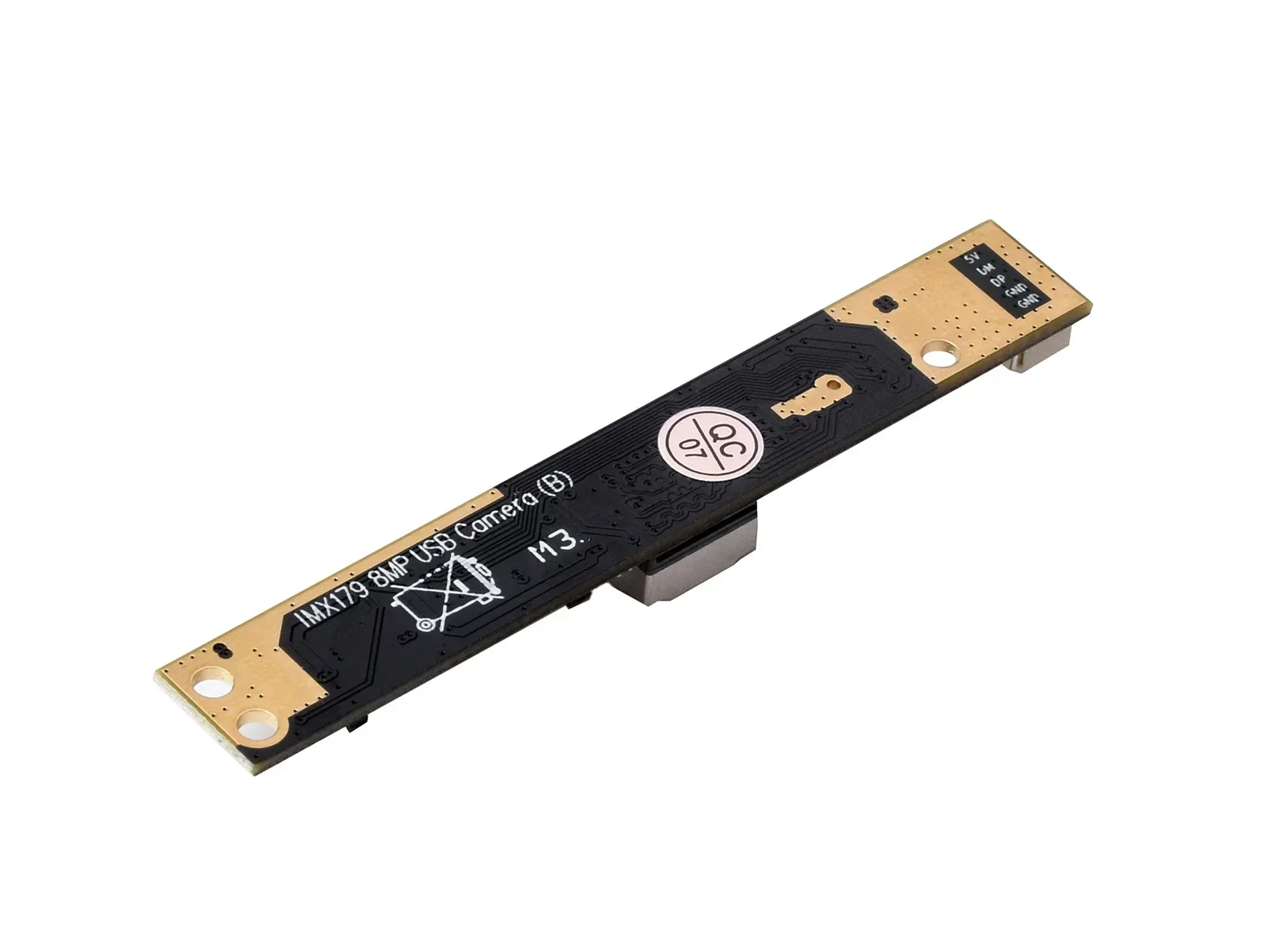 Waveshare IMX179 Telecamera USB da 8 MP Messa a fuoco fissa Messa a fuoco automatica USB 2.0 Campo visivo da 75 gradi Modulo telecamera per visione computer