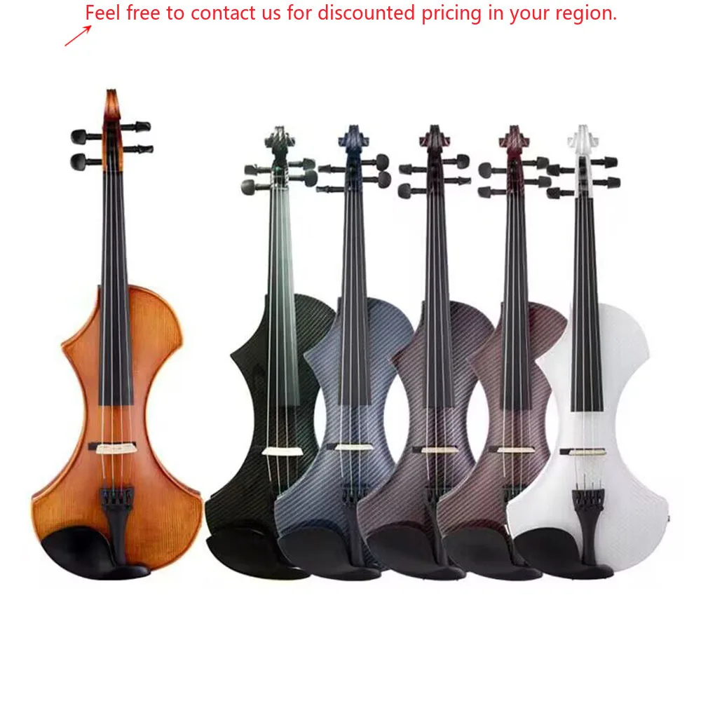 

Factory Wholesale Professional Grade Sound Quality Electric Violin Solid Spruce 4/4 Student Electric Violin