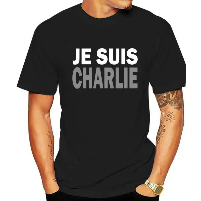 Je Suis Charlie T-Shirt I am  Hebdo Support France Protest Mens Tee Shirt 1041