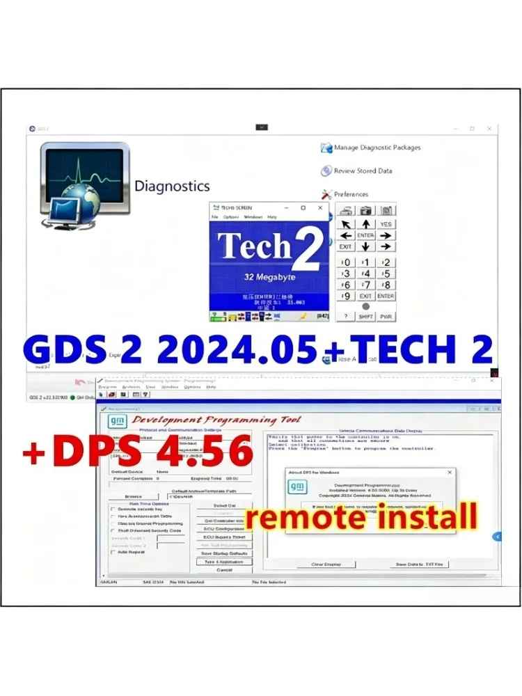 2026 Gorąca nowość w sprzedaży! Oprogramowanie G-M MDI GDS 2 i TECH2, GDS2 2024.05+, TECH2+, DPS 4.56 3 w 1, darmowa zdalna pomoc w instalacji i aktywacji. — 2