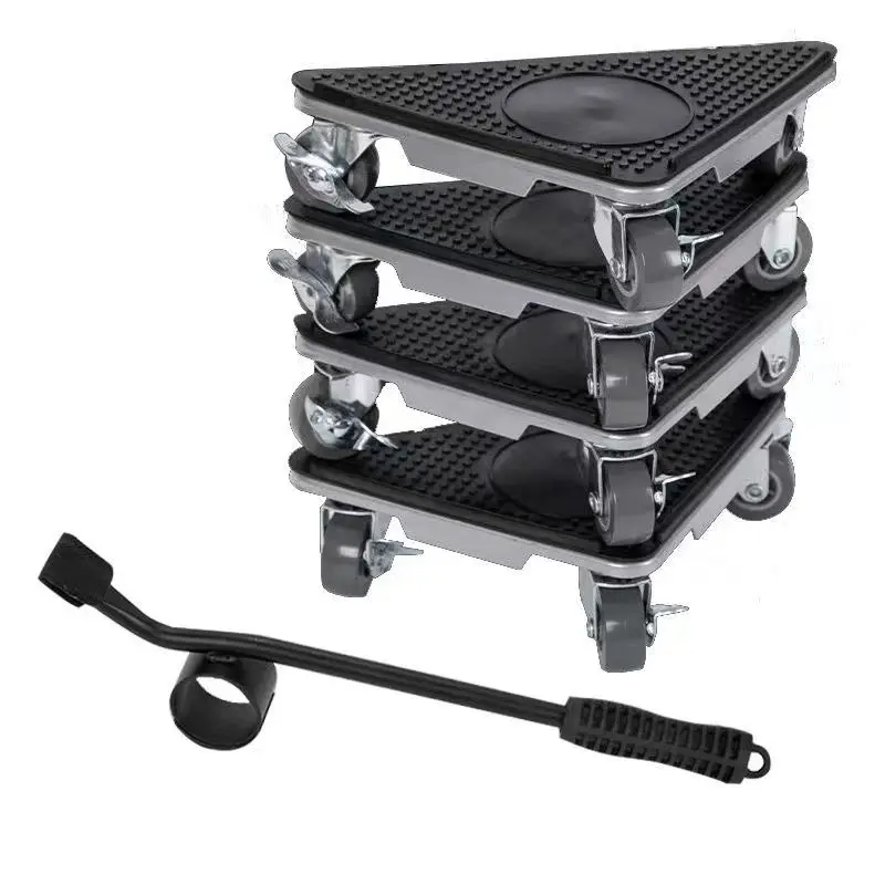 

Новый 1 шт. сверхмощный подъемник для мебели, транспортный инструмент, перемещение ролика и колесной планки для подъема, перемещения