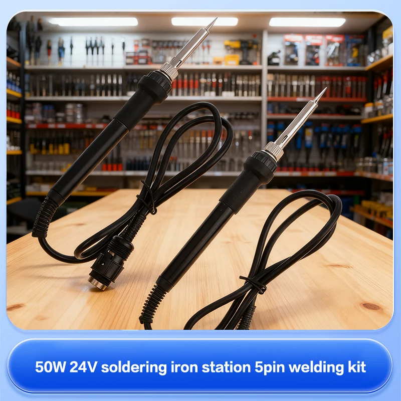 936 Electric Soldering Solder Iron Station 5pin Welding Hot Gun 50W 24V Replacement Repair Tool High Quality DIY Welding Kits